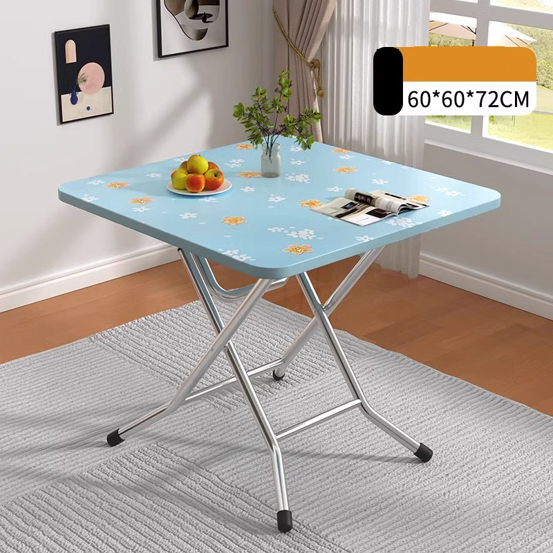 Blue flower 60*60*72 square table
