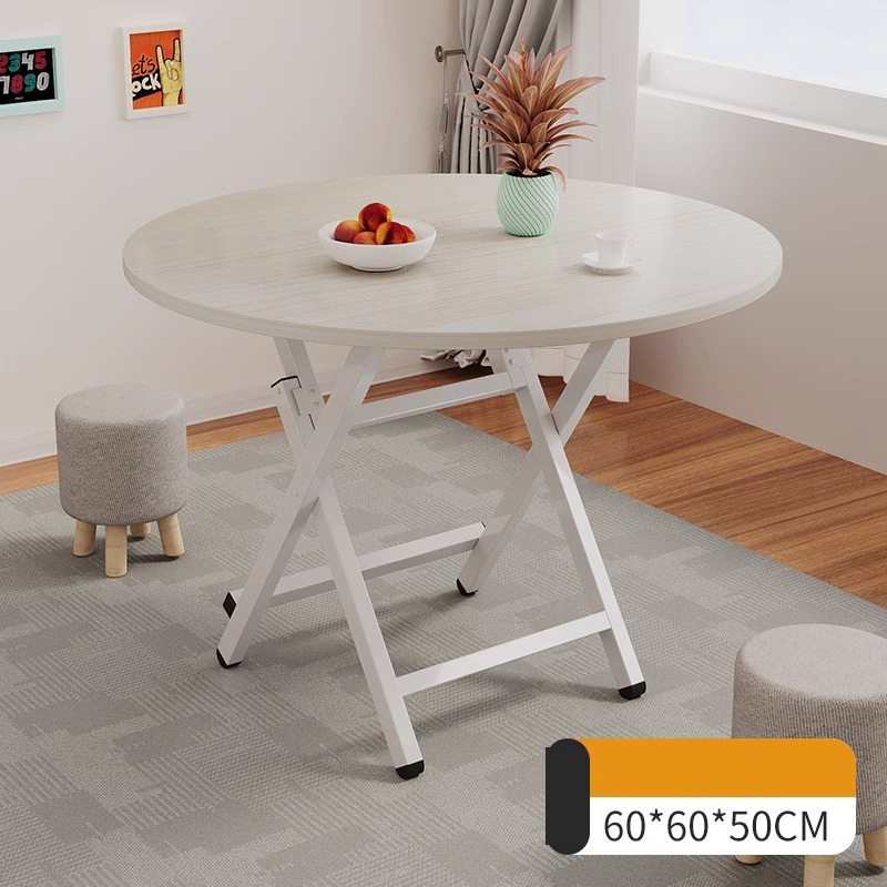 Round table - White maple 60*50H type - lacquered legs