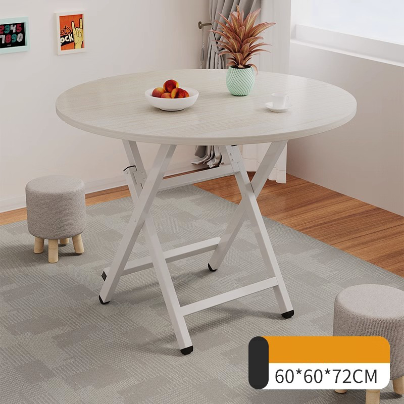 Round table - White maple 60*72H type - lacquered legs