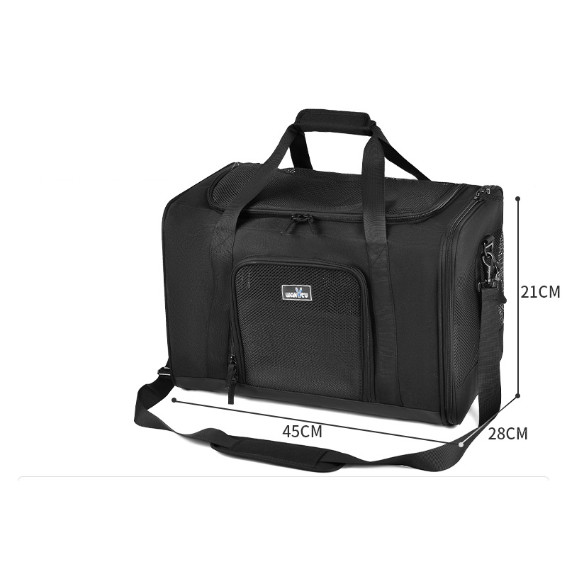 Version 1.0: Black small breathable   three-dimensional space   blanket base   pluggable trolley case