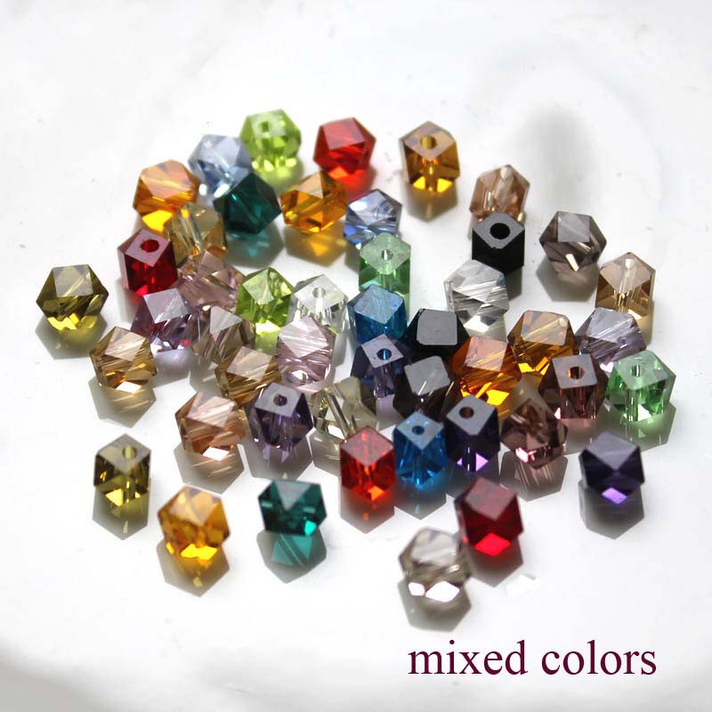mixed colors 4X4MM