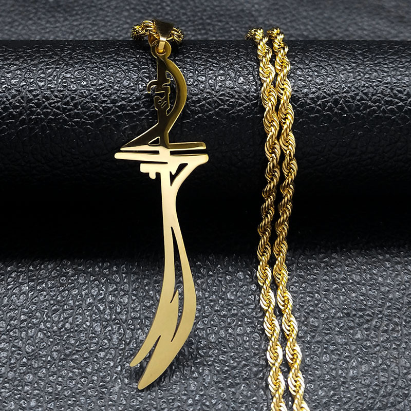 4:Gold pendant