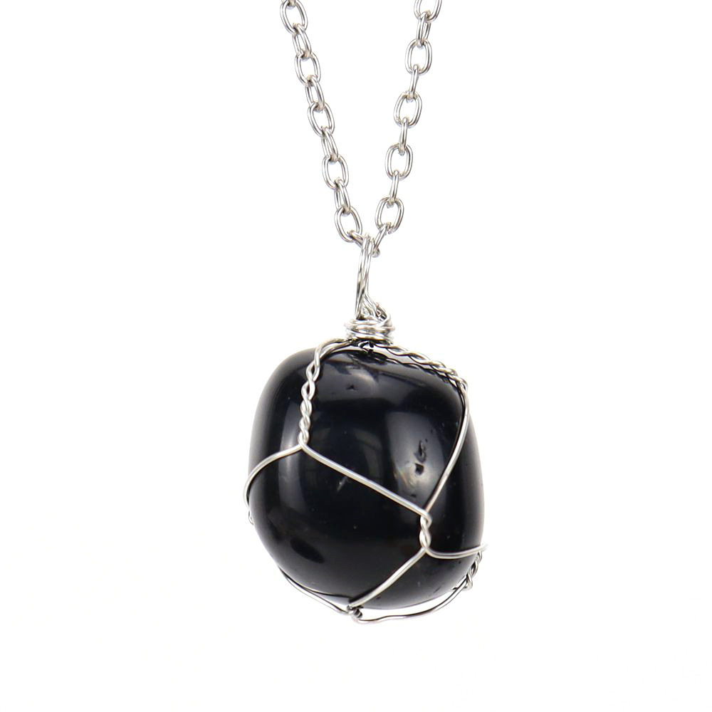 6 Schwarzer Obsidian
