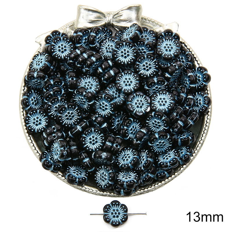 Blue double-sided flower 40 pieces/pack