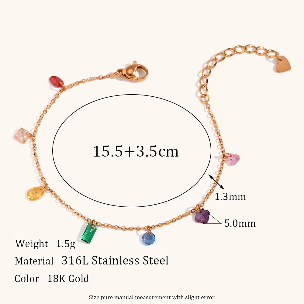 1:Bracelet 15.5 cm