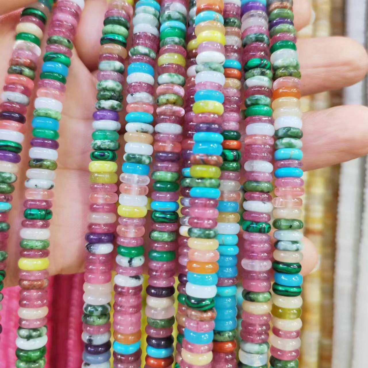 Multicolored gems