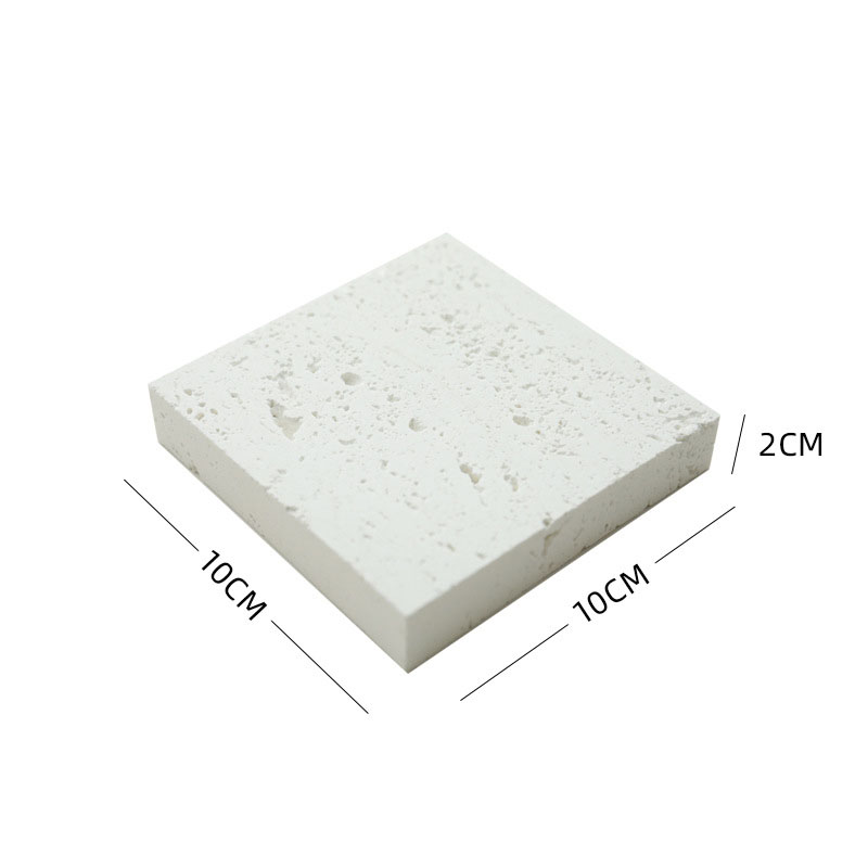 4:White hole stone square 10cm thick