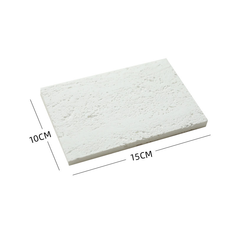 White hole stone rectangular 15x10 thin