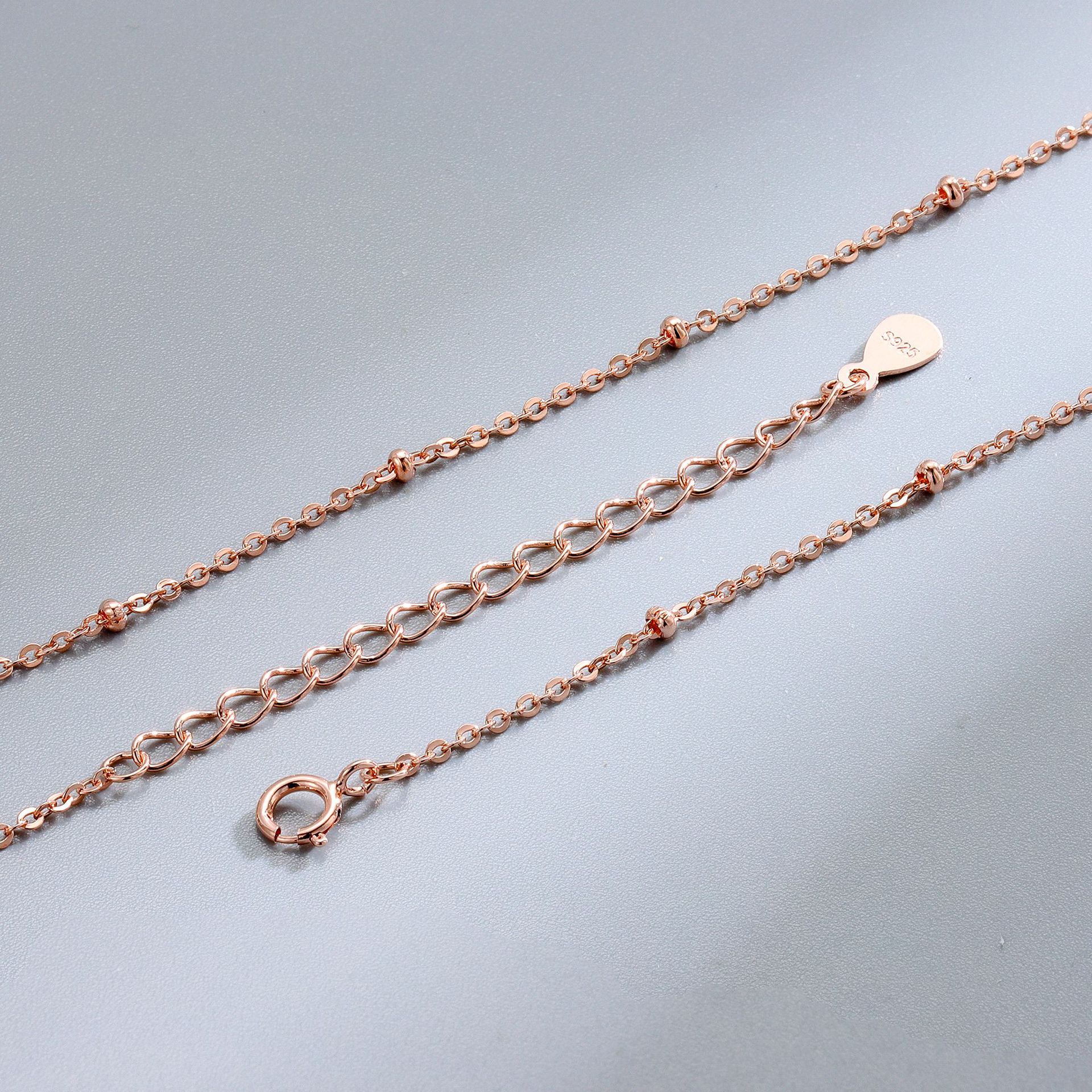 rose gold  2mm beads
