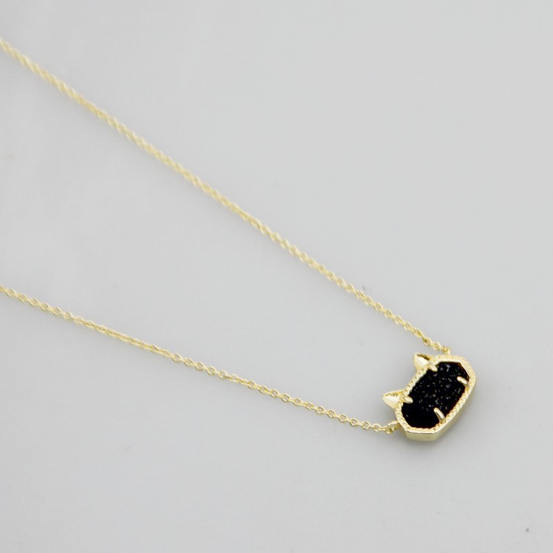 2:Gold black crystal stone