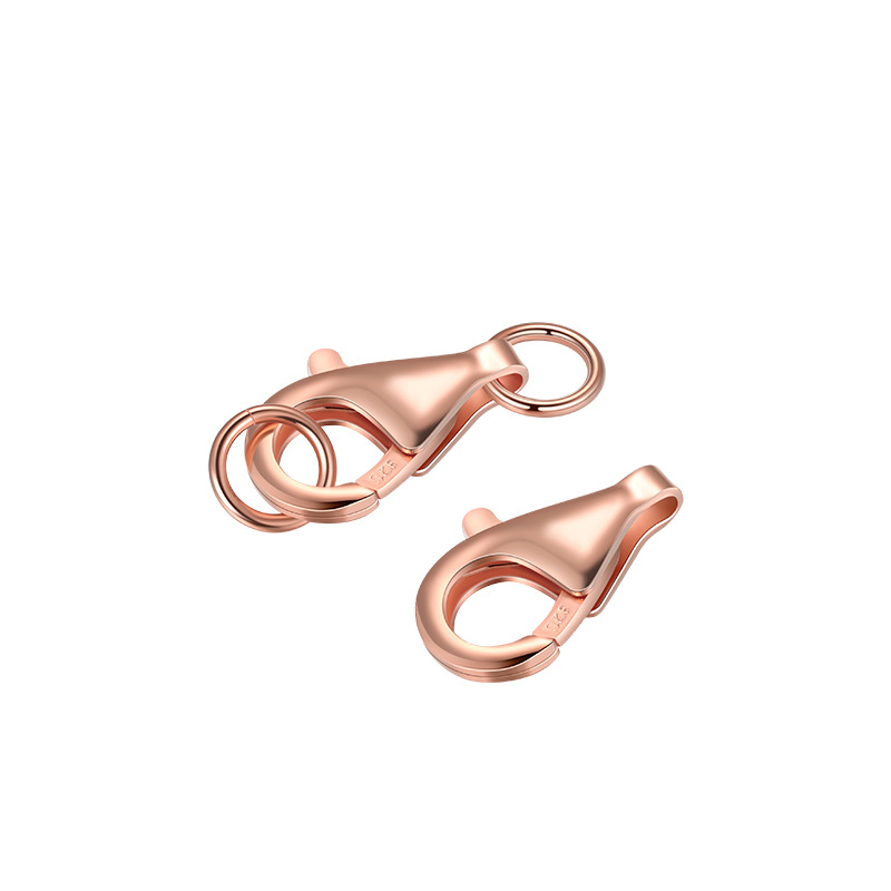 rose gold color plated 7mm