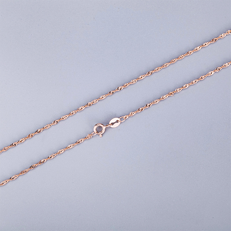 12:rose gold 400mm with 50mm extender chain