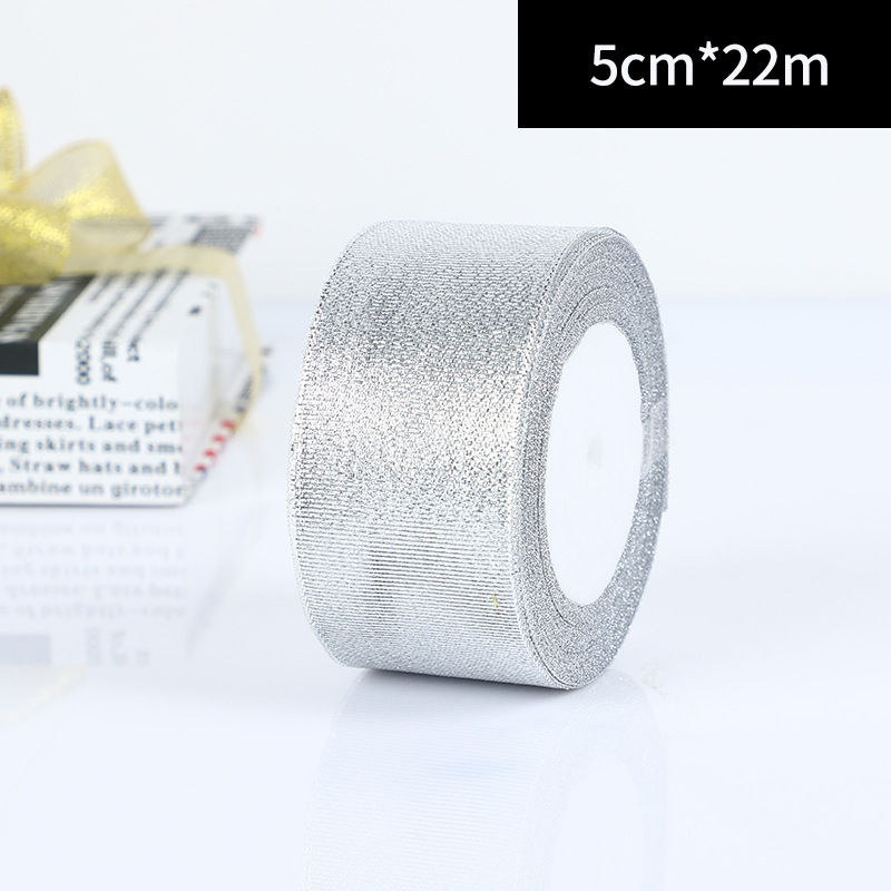 5CM silver / 22m roll