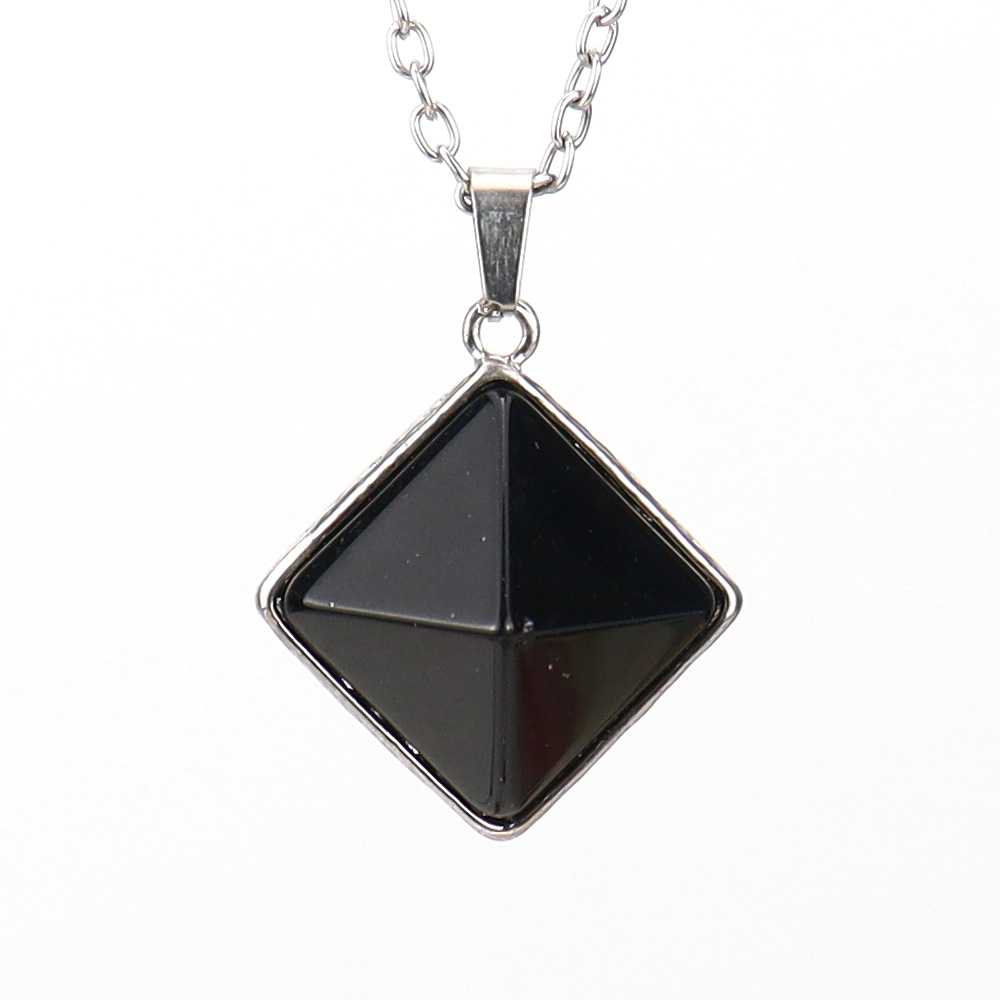 6 Schwarzer Obsidian