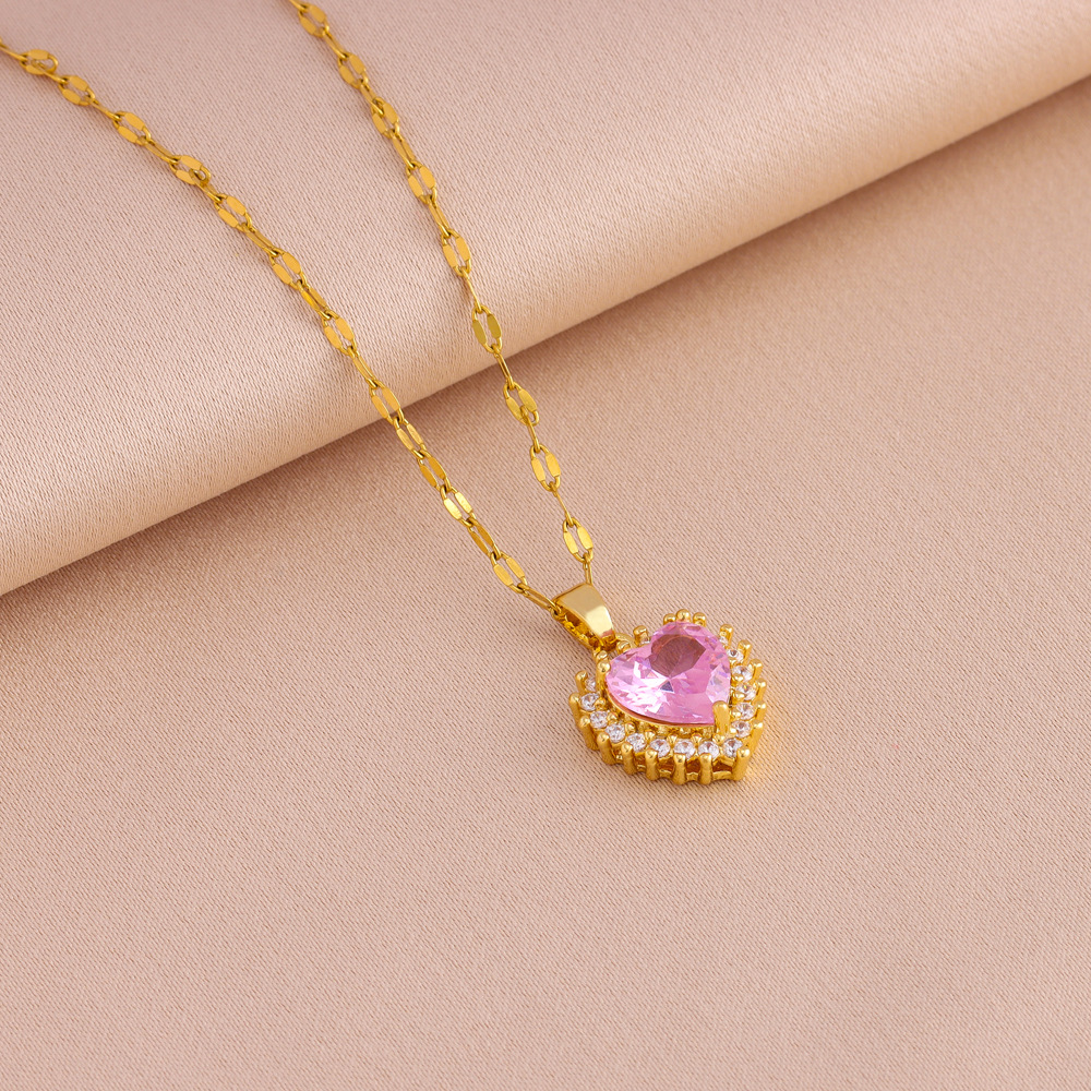 4:6110 necklace pink