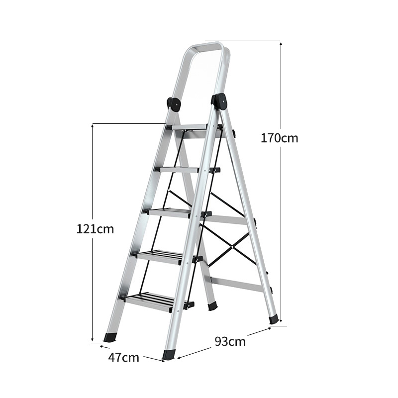 Big rich ladder silver 5 steps
