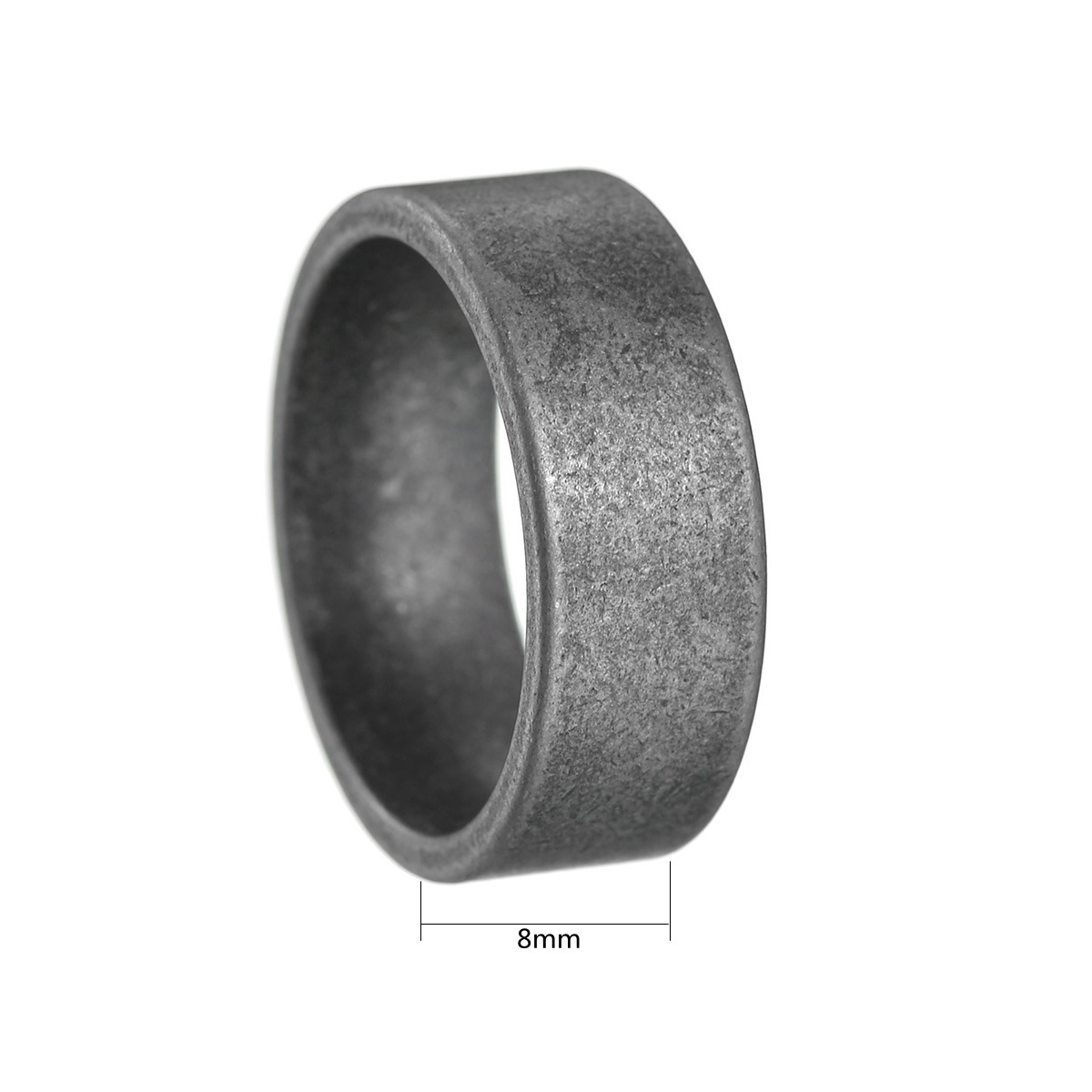 8mm antique silver finish 7