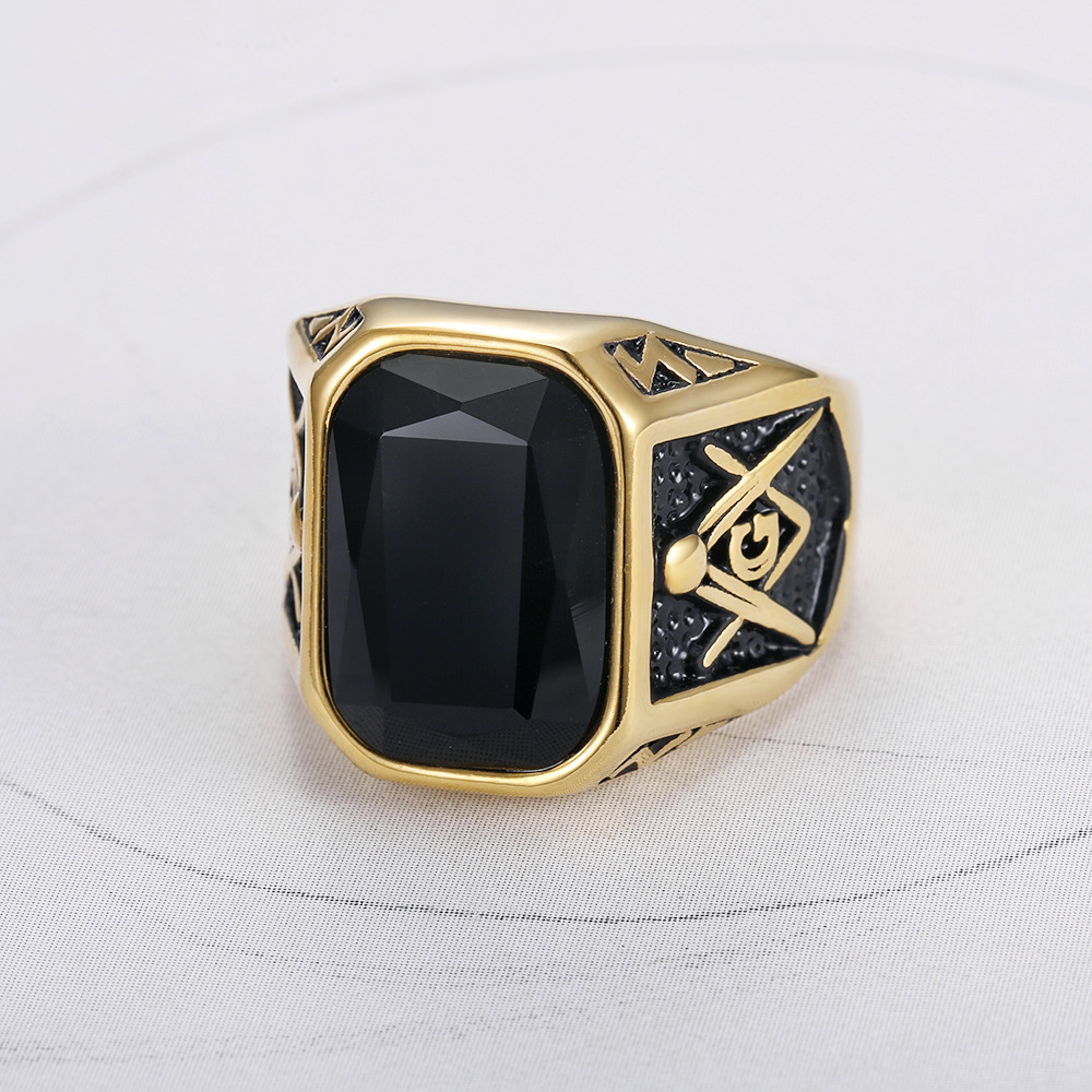 Gold black diamond