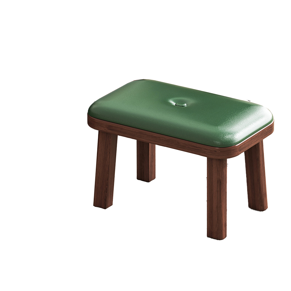 (Soft pad) Walnut legs - dark green seat