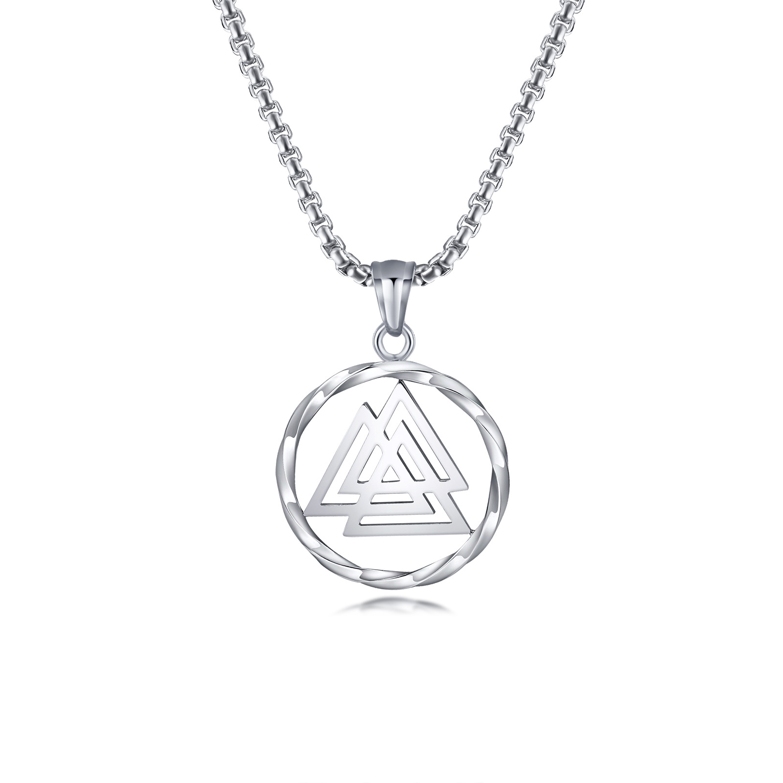 2:Viking symbol pendant with chain