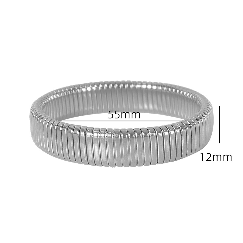 The steel color width is 12mm ( ring mouth 55mm ).