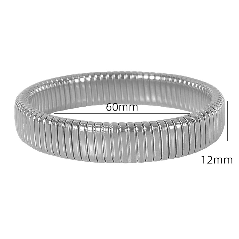 The steel color width is 12mm ( ring mouth 60mm ).
