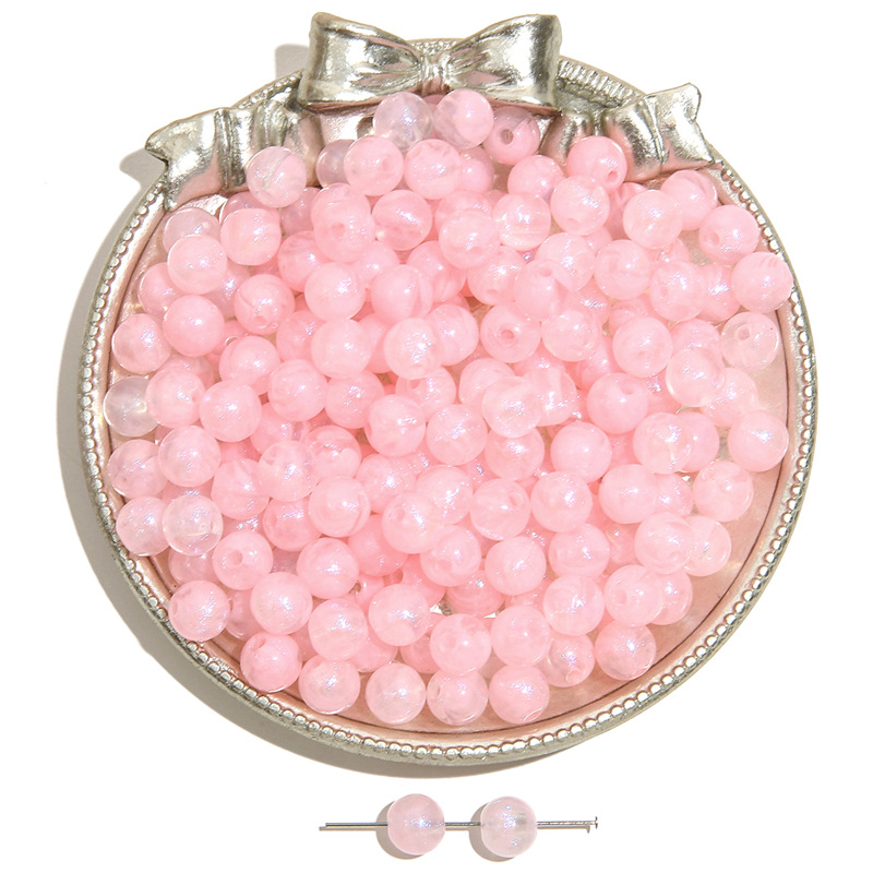 light pink 8mm aperture about 1.8mm 50 pieces/bag
