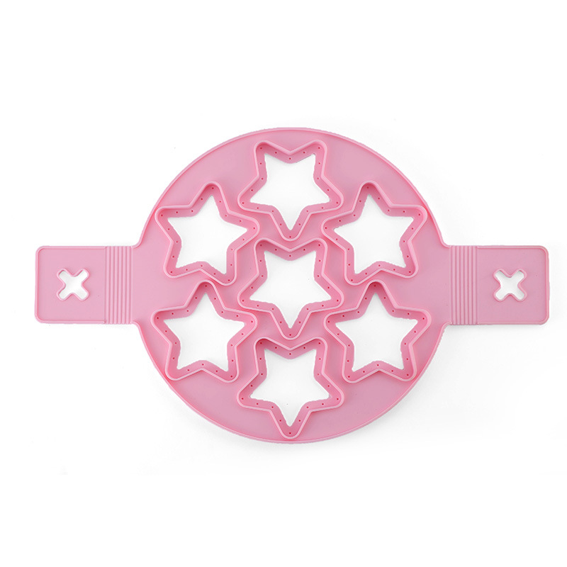 7-hole star omelet pink