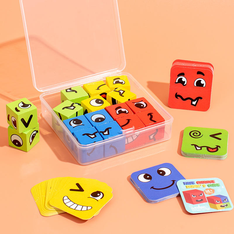 Plastic box Rubik's Cube 2cm64 cards