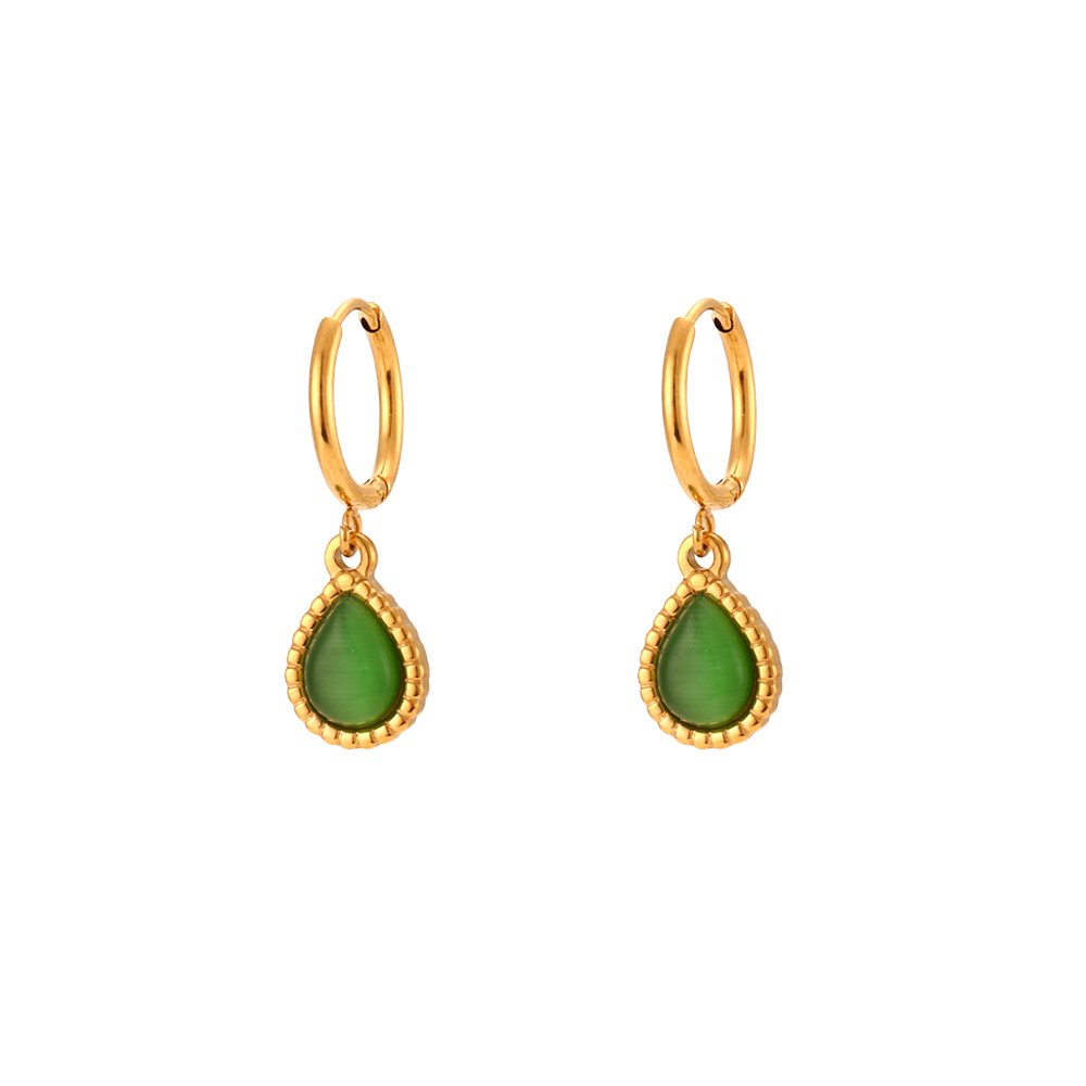 6:Earrings - Green