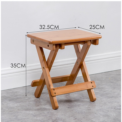 Thickened primary color medium folding stool