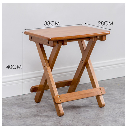 Thickened primary color large folding stool