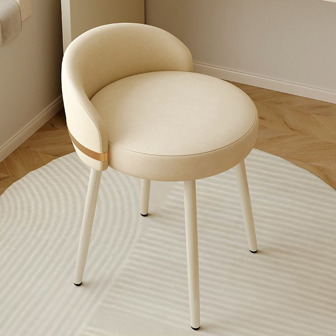 [Rice white legs ] Rice white dressing stool
