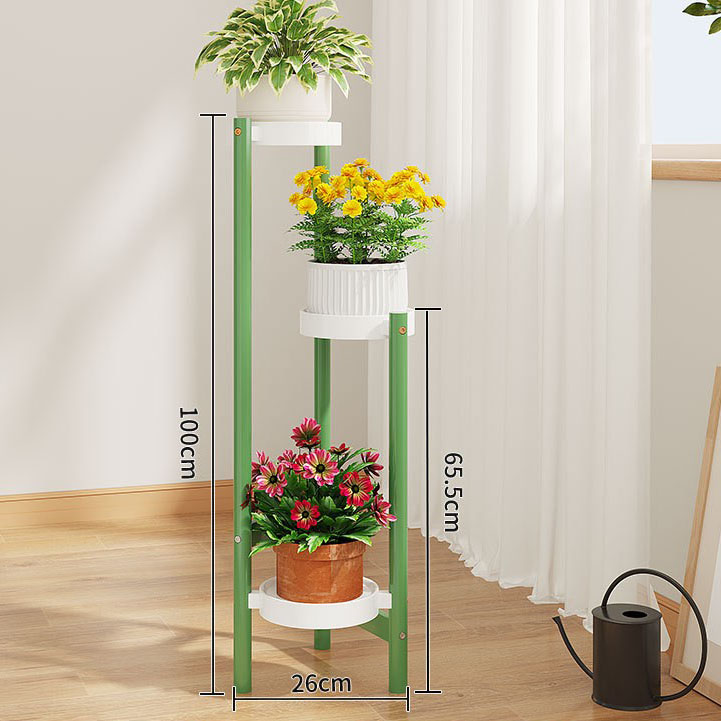 Green -100 disc flower stand