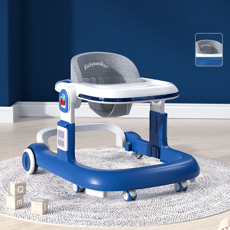 Blue food plate   help step   learning step   folding without foot pedal