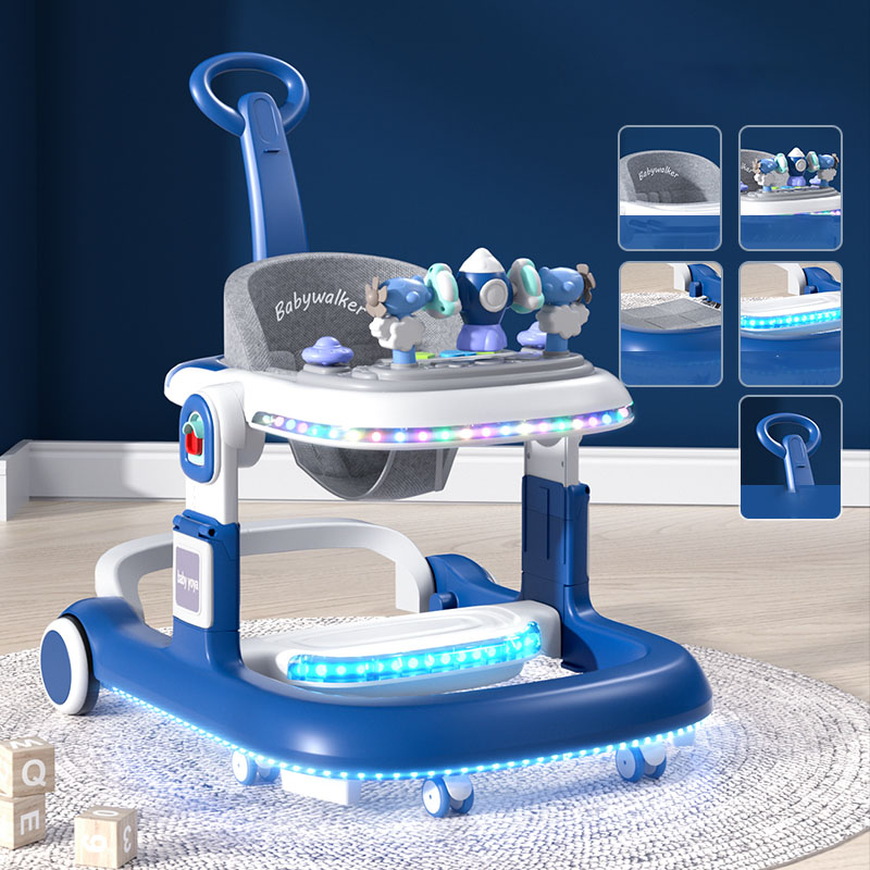 Supreme electric version of blue   step   toddler   push bar with feet