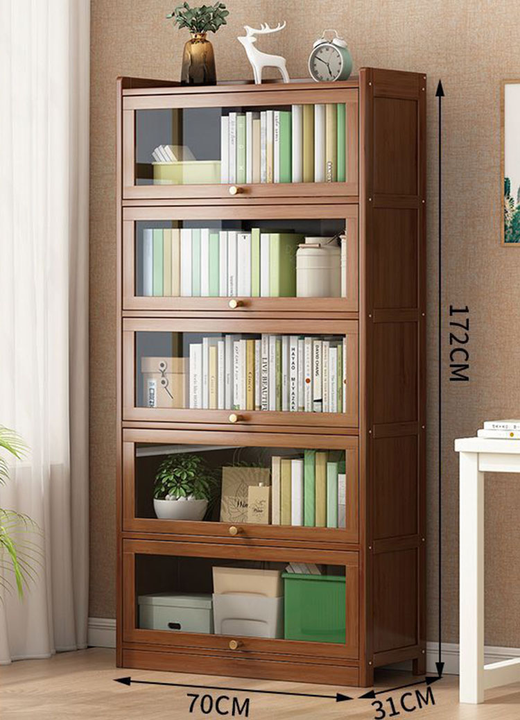 Six-floor 70cm open-door bookcase