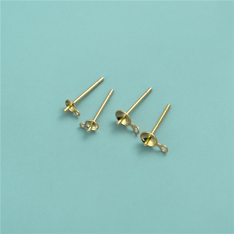 gold color plated 3x12.5mm
