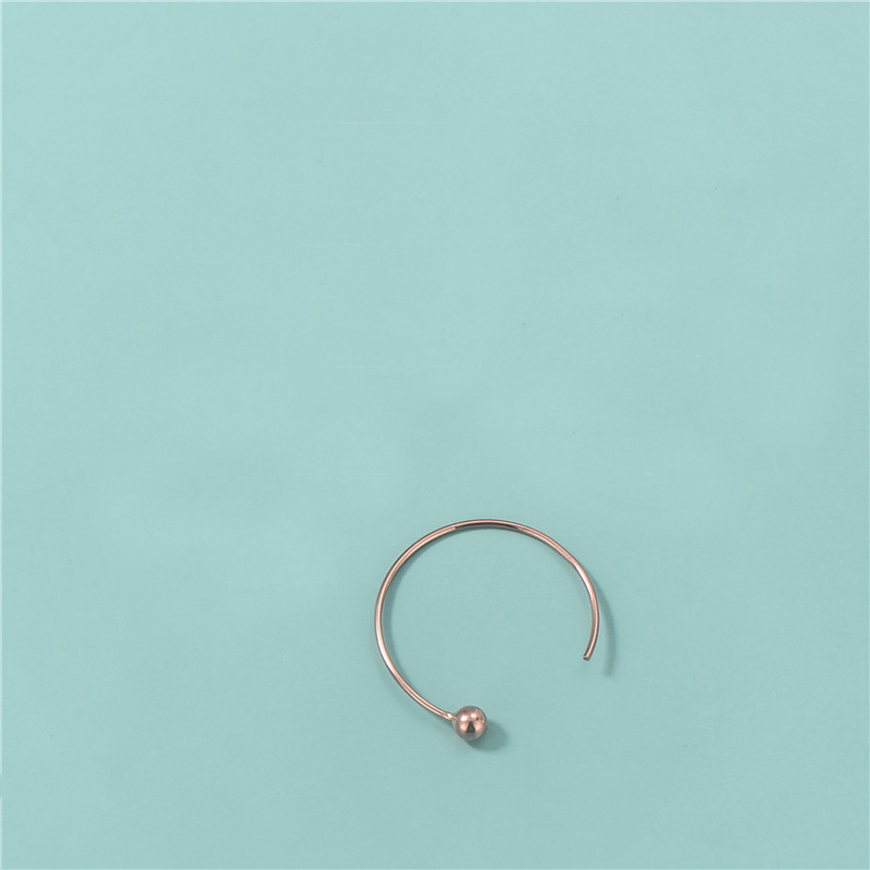 rose gold color plated 20mm