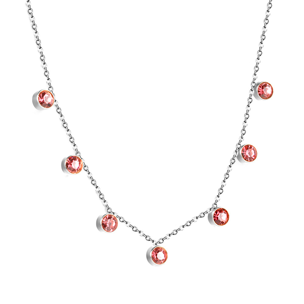 5:Rose red diamond steel color