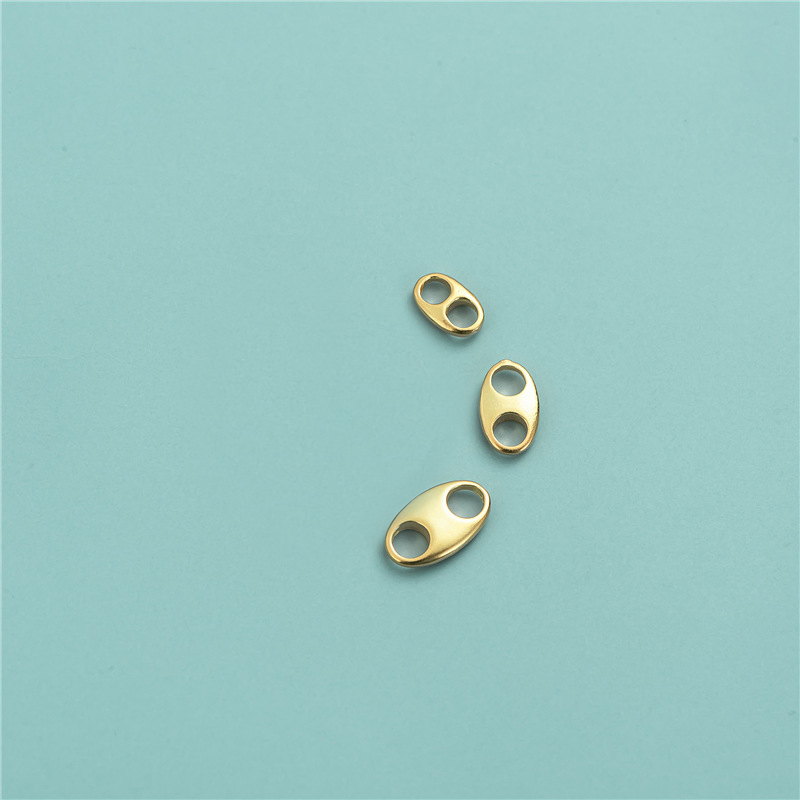 gold color plated 5x8.2mm