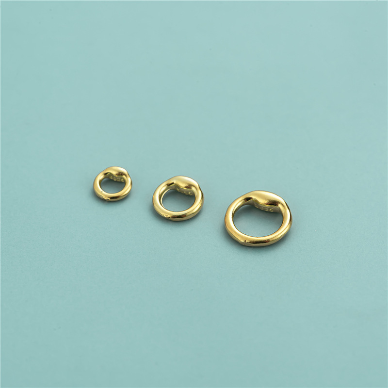 gold color plated 5mm/internal diameter 2.7mm