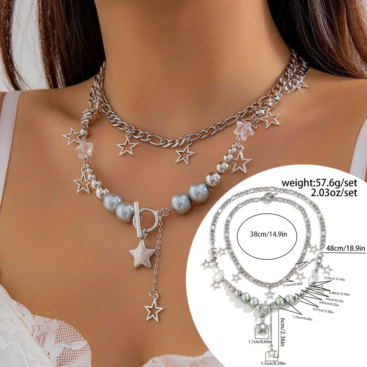 Necklace White K 4735