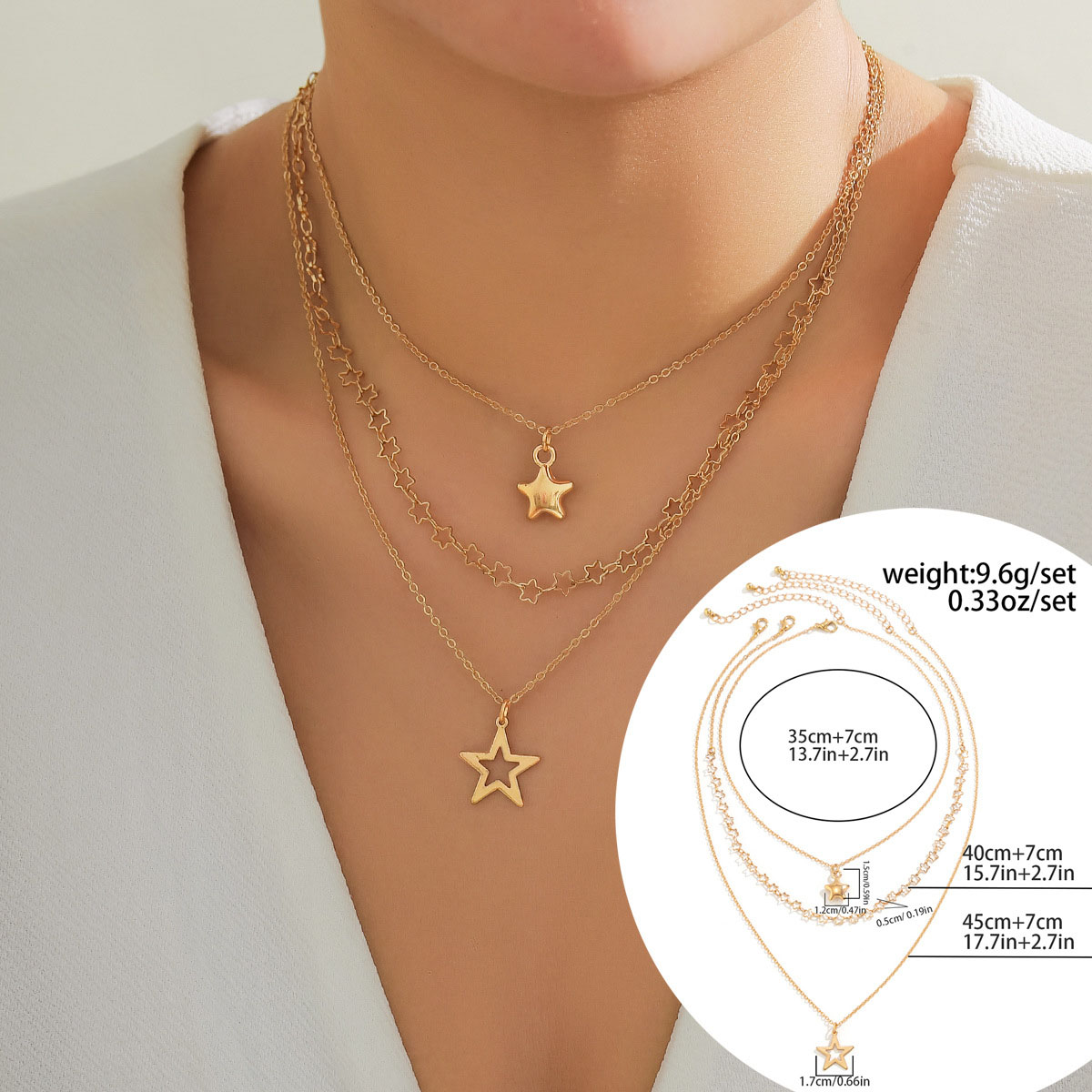 Necklace gold 4742