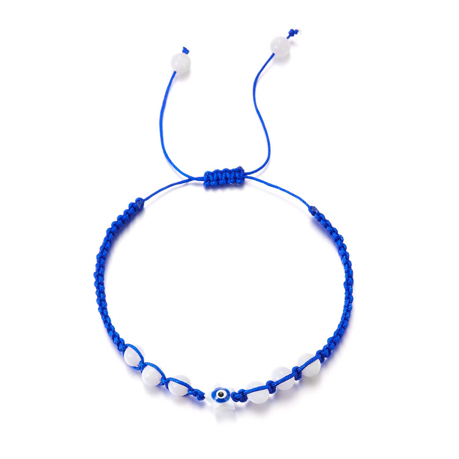 Blue five-pointed star eye bracelet