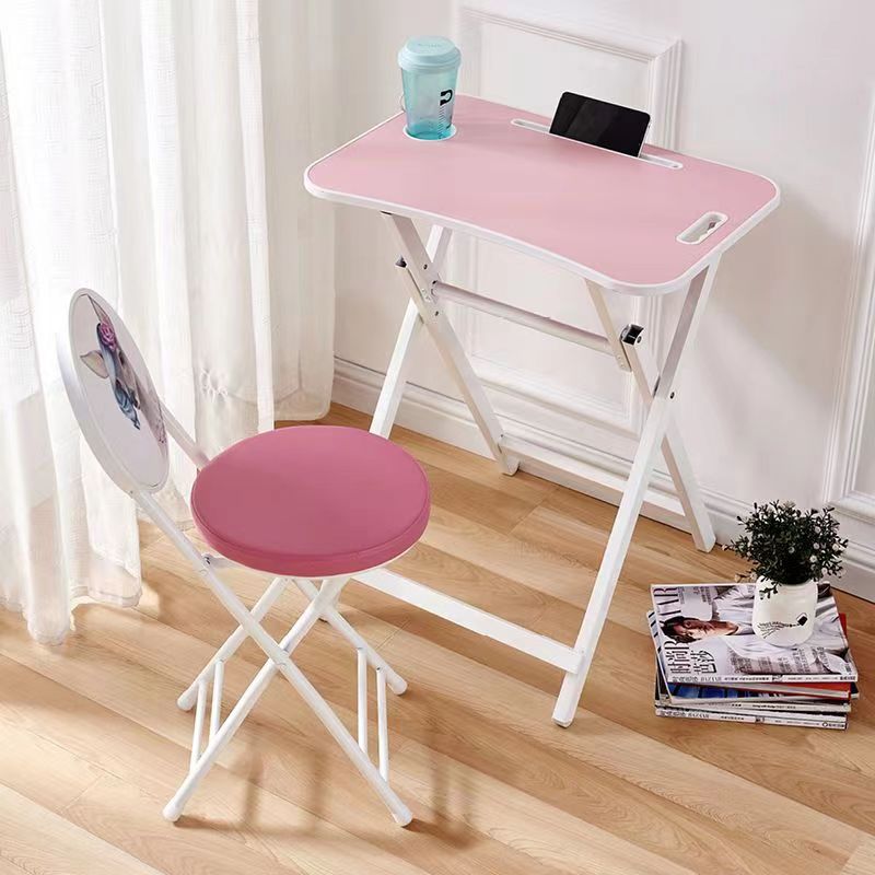 Pink 1 table 1 chair slot   cup pink deer chair