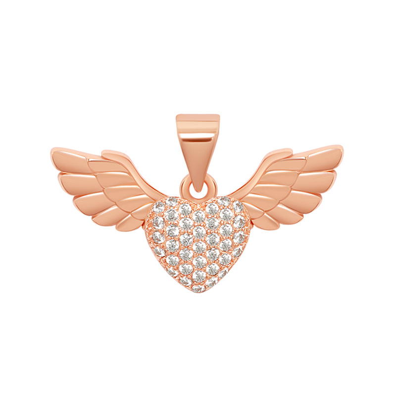 Rose gold single pendant