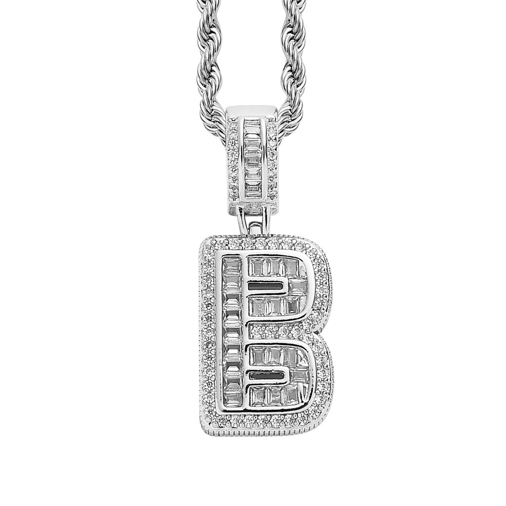 B Silver (without chain)