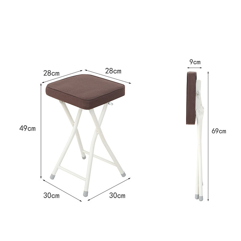 Folding stool brown