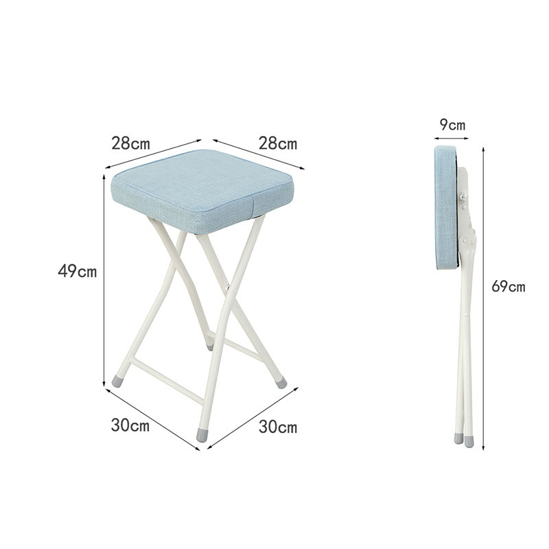 Folding stool light blue